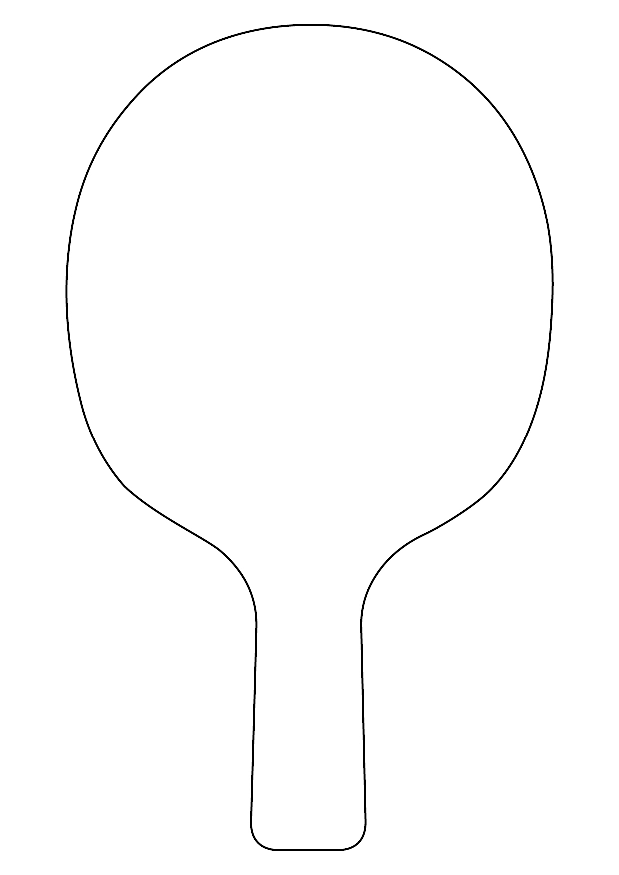 Tischtennis-schablone